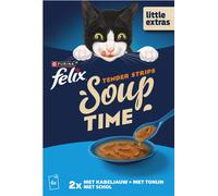 Felix Soupe en Lanières Sélection de Poissons 6x48 g