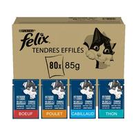 FELIX Tendres Effilés en Gelée Mixte 80x85g