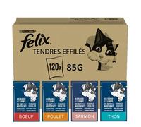 FELIX Tendres Effilés en Gelée - Sélection Mixte - 120x85g