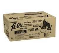 Purina Felix Le Ghiottonerie Mix Selection en gelée pour chat 80x85g Par boîte (80 pièces)