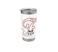 Felix The Cat Americana Script Logo Gobelet isotherme en acier inoxydable double paroi