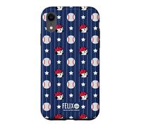 Felix The Cat Baseball Americana All Over Print Coque pour iPhone XR