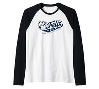 Felix The Cat Homerun Hitters Americana Manche Raglan