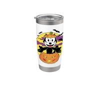 Felix The Cat Jack-O’-Lantern Halloween Gobelet isotherme en acier inoxydable double paroi