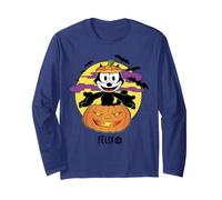 Felix The Cat Jack-O’-Lantern Halloween Manche Longue