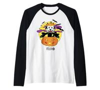 Felix The Cat Jack-O’-Lantern Halloween Manche Raglan