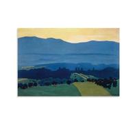 Felix Vallotton Impression sur toile Motif paysage des montagnes du Jura près de Romanel 50 x 75 cm