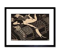 Felix Vallotton Swiss LA Paresse Laziness Black Framed Art Print B12X5213