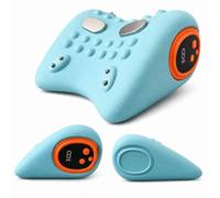 FELIXIZ Masseur Cervical avec Chaleur, Coussin 3-en-1 sans fil pour la nuque, 3 niveaux de chaleur et 6 d'impulsions, réversible contre les douleurs cervicales - Cadeau pour Homme et Femme