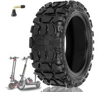 Felixstory 11 pouces 90/65-6,5 hors route pneu neige vide pour Kugoo G booster, Dualtron Ultra/Thunder, Zero 11x, Speedual Plus pneu scooter électrique antidérapant résistant à l'usure