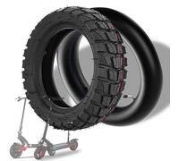 Felixstory Pneu tout-terrain 255x80 (80/65-6) + chambre à air 10x3, pour Kugoo kirim M4 Pro/Zero 10x/Vsett 10+/Joyor S5/Kaabo Mantis 10/Nanrobot D4 D6 scooter électrique, adapté aux roues de 6 pouces
