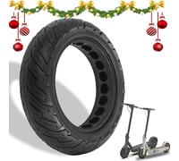 Felixstory Pneus Pleins 10x2.5 pouces, Pneus 60/70-6.5 remplaçables, compatibles avec les scooters Ninebot Max G30D II/G30LE II, EVERCROSS EV10Z, Kaabo Mantis 10, Anti-déflagrants et Anti-dérapants