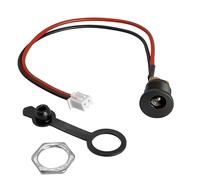 Felixstory Port de Chargement coaxial à 2 Fils, Compatible avec Razor MX125, Swagtron, Ainsi Que Les trottinettes électriques/hoverboards à Alimentation 6/12 Volts - Trou de Chargement DC 5.5x2.15 mm