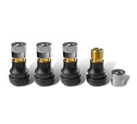 Felixstory Valve à Pneu sans Chambre (4 pièces) Valve à Vide pour trotinette électrique Xiaomi Scooter M365 Pro/Ninebot Max G30, avec Bouchon en Aluminium