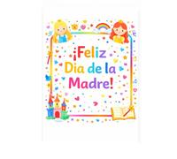 Feliz día de la madre: Regalo original para mamá | Libro para colorear con frases de amor y dibujos infantiles | Detalle emotivo hecho por niños