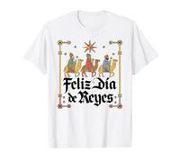Feliz Dia De Reyes Epiphany Three Kings Day T-Shirt Graphique avec Valeur