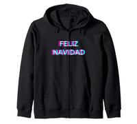 Feliz Navidad Christmas Spanish Holiday Espíritu Navideño Sweat à Capuche