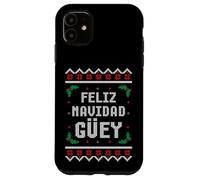 Feliz Navidad Guey, Pull Moche drôle de Noël Mexicain Coque pour iPhone 11