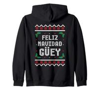 Feliz Navidad Guey, Pull Moche drôle de Noël Mexicain Sweat à Capuche