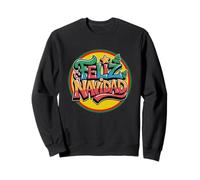 Feliz Navidad Joyeux Noël Espanol Graffiti Sweatshirt