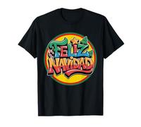 Feliz Navidad Joyeux Noël Espanol Graffiti T-Shirt