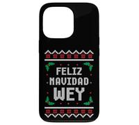 Feliz Navidad Wey Pull de Noël Mexicain Amusant Coque pour iPhone 13 Pro