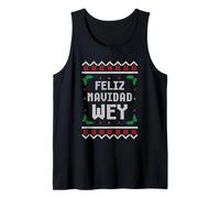 Feliz Navidad Wey Pull de Noël Mexicain Amusant Débardeur