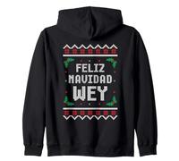 Feliz Navidad Wey Pull de Noël Mexicain Amusant Sweat à Capuche
