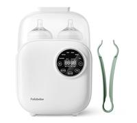 Felizbebe Chauffe-biberon pour bébé, stérilisateur 10 en 1 pour biberons, chauffage rapide de nourriture pour bébé, amovible, chauffe-biberon, contrôle précis de la température, facile à nettoyer