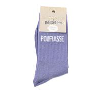 Felizz, Chaussettes paillettes - Poufiasse, Violet, 36-42