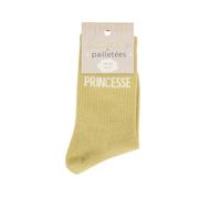 Felizz, Chaussettes paillettes - Princesse, Jaune Pailleté, 36-42