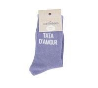 Felizz, Chaussettes paillettes - Tata d'Amour, Violet, 36-42