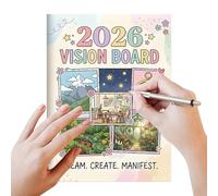 Fellflying Agenda 2026,Journal de Réalisation d'Objectifs 2026 - Carnet de Planification Quotidienne avec Tableau des Objectifs pour Adultes - Pour Le Scrapbooking, Le Journaling, La Planification Du