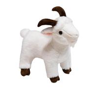 Fellflying Animal en Peluche De Chèvre, Animale D’Oreiller Farcie, De Chèvre en Peluche, Peluche Douce, Oreiller en Peluche De Chèvre, 30cm