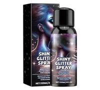 Fellflying Body Shimmer, Laque à paillettes - Spray pailleté pour cheveux, rehausseur de paillettes pour le visage,Spray pailleté multifonctionnel pour cheveux et corps, paillettes capillaires