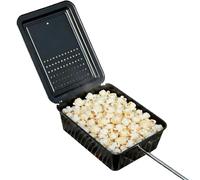 Fellflying Casserole À Popcorn Pour Camping - Ustensile Culinaire Pliable Antiadhésif | Machine À Popcorn Avec Longue Poignée,Pour Le Camping Pique-nique Randonnées Voyages Cuisson Extérieur Grillades