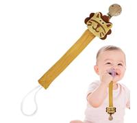 Fellflying Clip porte-sucette, porte-clip tétine | Clip de support d'anneau de dentition pour tout-petit,Sangle de téton Portable Anti-chute pour tout-petit, pour sucette, anneau de dentition,