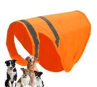 Fellflying Gilet réfléchissant pour Chien, Gilet de visibilité pour Chien Orange Fluorescent réglable pour, de Chasse pour, Fournitures légères pour Animaux de Compagnie, pour