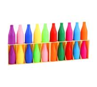 Fellflying Jeux D Association pour | Jouets Éducatifs - Jeu De Défi des Couleurs des Bouteilles | pour Garçons Filles à partir de 3 Ans Maison Crèche École Maternelle Anniversaire Fête de