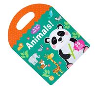 Fellflying Livre d'activités avec autocollants mignons, livres d'autocollants amusants - Livres d'activités d'art et d'artisanat pour - Livre d'activités de voyage, autocollants d'apprentissage