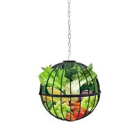 Fellflying Mangeoire Volaille - Distributeur De Nourriture À Hauteur Réglable pour Poules,Distributeur Accrochable pour Poulet,pour Usage Extérieur, Ferme, Cage, Bétail, Canards, Cailles, Chèvres,