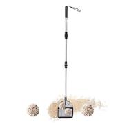 Fellflying Pelle de Poulailler,Râteau Réglable et Robuste pour Poulailler - Collecteur d'Excéments pour Élevage Volaille Jardin Parc Chèvre