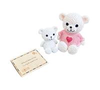Fellflying Petit en Boîte - Peluche Inspirante avec Carte À Pochette - Décoration Positive Mignonne pour Fêtes,Cadeaux Fêtes Mariage Anniversaire Diplôme