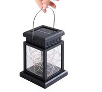 Fellflying Petite Lanterne Solaire | Lanternes d'extérieur étanches pour patio - Candle Solar Powered Lights Yard Decor Outdoor Décoratif pour Pathway Courtyard Party