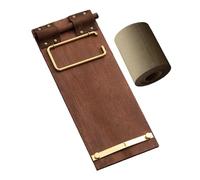 Fellflying Rouleau De Papier Mur Monté | Bloc-Notes Décoratif Pour Listes De Tâches | Porte-Rouleau Mur Monté Papier De Boucher Marron,Pour Prise De Notes, Dessin, Art, Maison, Cuisine, Dortoir,