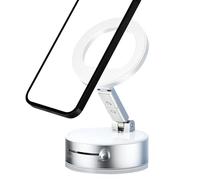 Fellflying Support Magnétique pour Téléphone en Voiture - Support Magnétique à Ventouse Pliable - Rotatif Multifonction d'Aluminium pour Tablettes Bureau Tableau de Bord Déplacements