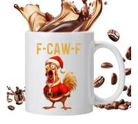 Fellflying Tasse À Boire - Mug À Blague 35 cl - Tasse Sculpture Décorative En Forme De Coq Pour Bureau - Pour Femmes Hommes Amis Adultes Cuisine Jus Travail Bière Lait Maison Vin