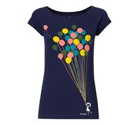 FellHerz Balloons T-Shirt pour Femme Bleu foncé - Bleu - Medium