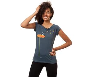 FellHerz T-Shirt Tubamädchen pour Femme - Bleu/Gris - 40