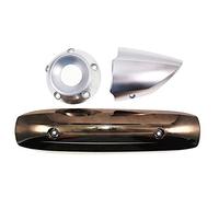 Felliserty Moto Tuyau d'échappement Couvercle Moteur Capot Protection Bouclier Protection pour TMAX500 TMAX530 2011-2016 TMAX 500 530 T-MAX B